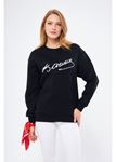 Cumhuriyet Koleksiyonu ATATÜRK İmzalı Sweatshirt - Siyah