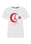 Ay Yıldız Hilal T-shirt - Beyaz